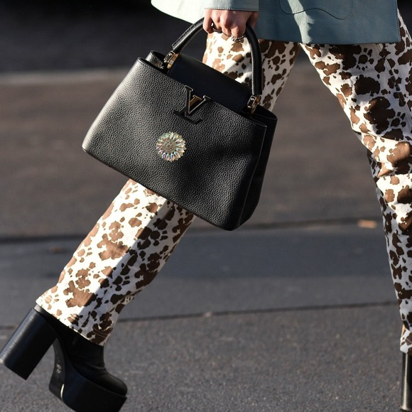 Prism Crystal Round Brooch Concho Handmade Magnetic Bag Charm - Picture 8 of 14